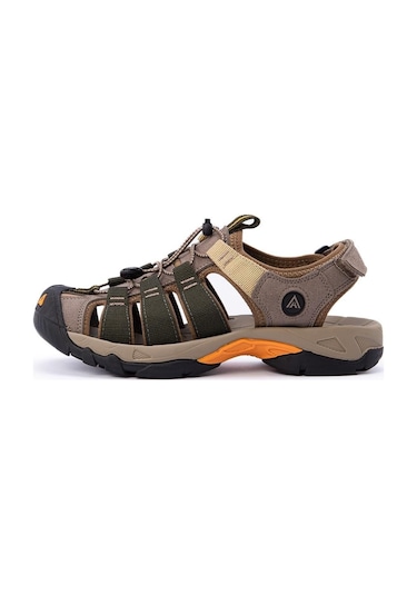 Humtto Ht710445a-4 Haki Erkek Sandalet Yeşil