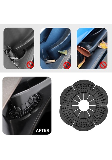 jmsstore 2 Adet Evrensel Araba Sileceği Kolu Alt Delik Koruyucu Kapak Cam Sileceği Toz Geçirmez Kapak