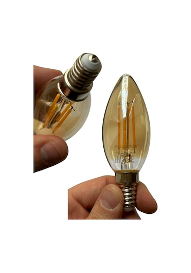 Sylvania 4,5w 37w 2500k Sarı Işık E14 Duylu Eski Tip Görünümlü Led Ampul 2 Adet