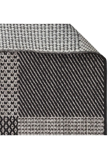 Eko Halı Mono Mno 01 Dark Grey Kaymaz Tabanlı Kilim