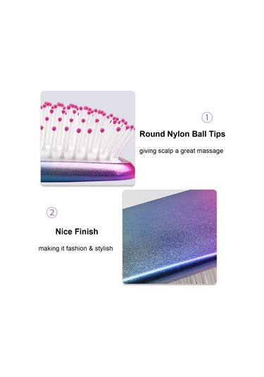 Samdoo Kişisel Bakım Saç Seti: Saç Tarak, Tüyler, 3 Adet Saç Klipsi - Anti Statik, Scalp Masajı, Ev Kullanıma Uygun