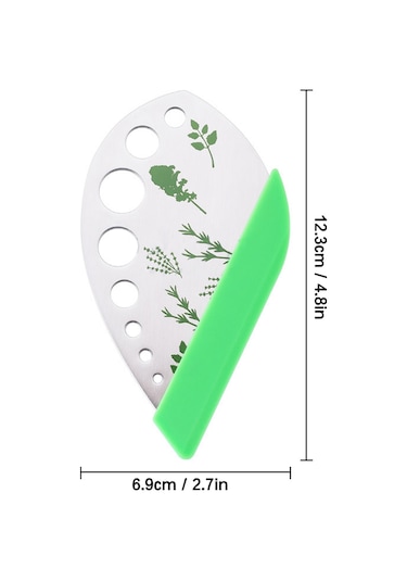Moveevo "9 Delikli Paslanmaz Çelik Ot Kesici Ve Doğrayıcı - Mutfak Yardımcısı" Diğer