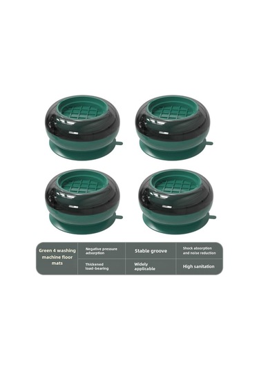 Youtek Ev Aletleri İçin Taşınabilir Yüksek Dayanıklı Anti-skayma Standı - Yük Taşıma, Şok Emme, Evde Kolay Kullanım Yeşil 4'lü Paket Diğer