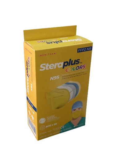 Steraplus Colors Ffp2 5 Katmanlı Telli N95 Maske 10'lu