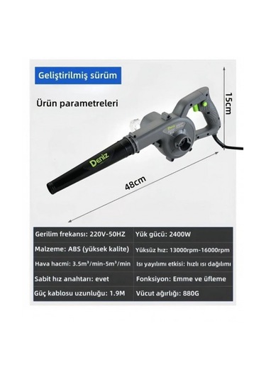 Deniz MQ-101 2400 W Komrasör