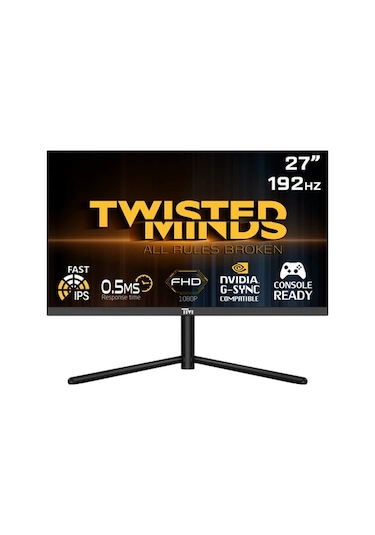 Twisted Minds TM27FHD192IPS 27" 0.5 MS 192 Hz FHD Fast IPS Monitör
