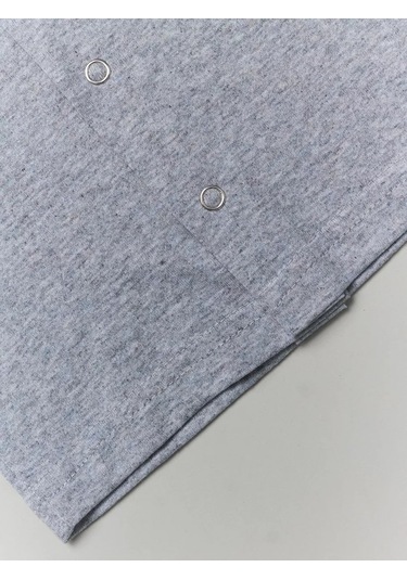 Asno Düğmeli İnce Yenidoğan Body Kıyafetleri 3'lü Set 164218940 Gri