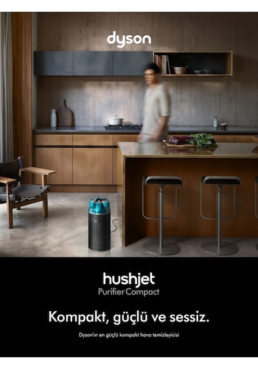 Dyson Hushjet Kompakt Hava Temizleyici Siyah/turkuaz