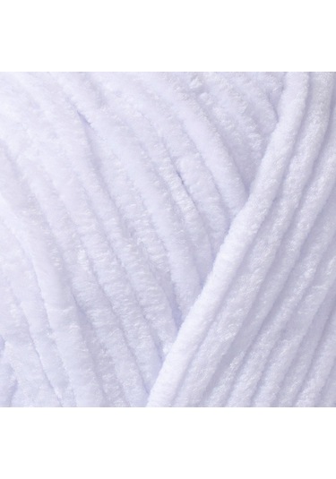 Kürkçü Han Kadife 100 G 95 M Örgü İpi Khkad Beyaz