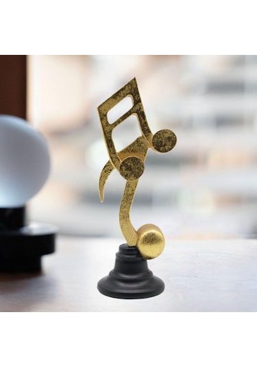 Homyl Müzik Notu Heykel Koleksiyon Masa Merkezi Giriş Yatak Odası L