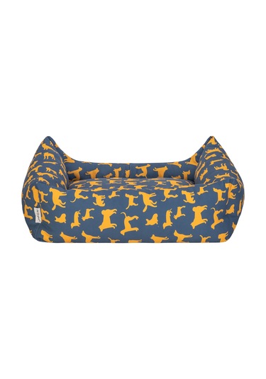 Pet Comfort Uniform Lacivert-sarı Köpek Yatağı L 70x60cm