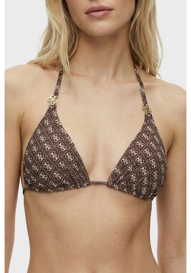 Guess Bayan Bikini Üstü E6gj48 Kcbj0 Pmlz Kahve Kahve
