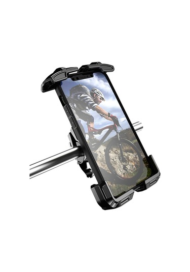 Cbtx Fl-201 Motosiklet Telefon Montajlı Bisiklet Telefon Tutucu  4.7 ''- 6.9''  - Siyah