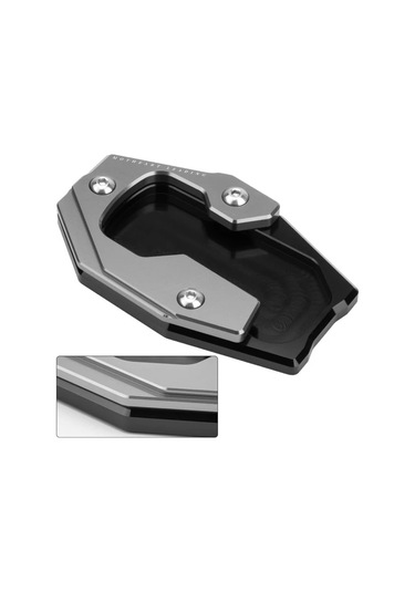 Chuangyinshop Black Harley-davidson Pan America 1250s Ra1250s 1250 Ra1250 2021 2025 Motorcycle Side Stand Foot Kickstand Extension Pad Plate Support Aksesuar