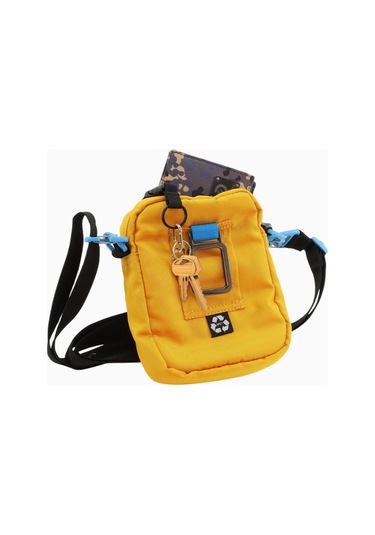 Discovery Icon Rfıd Korumalı Sürdürülebilir Utility 1l Kapasiteli Unisex Omuz Çantası Sarı 2