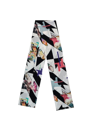 Feu De Elu Foulard Mixte Desenli Saten Fular