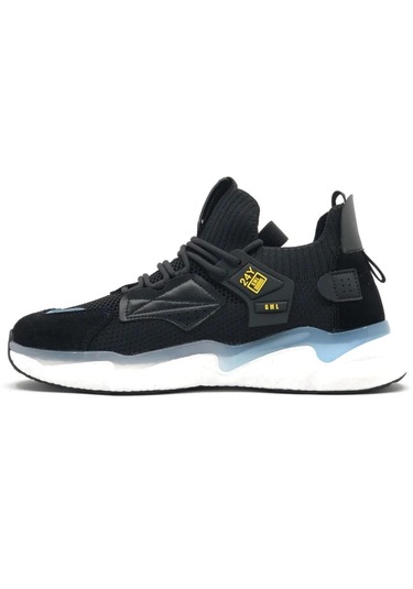 Gamelu Dova Erkek Sneaker Ayakkabı - Siyah Siyah