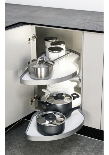 Hafele Moveboard Köşe Kiler Mekanizması Sağ Gri