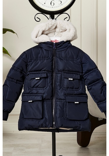 Benitto Kids Erkek Bebek Çocuk Mont 51357 Lacivert