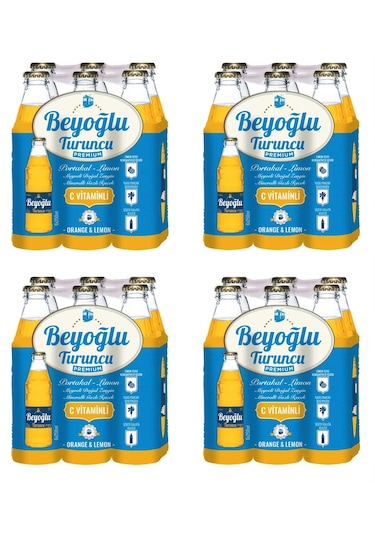 Beyoğlu Gazozu Turuncu 250 Ml X 24 Adet