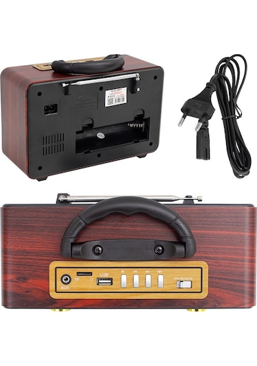 Magıcvoıce MV-115BT USB/SD/FM/Bluetooth Destekli Nostaljik Radyo