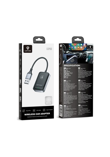 Lenyes Lcp03 Usb Bluetooth 5.0 Wireless Transmitter Adaptör Siyah
