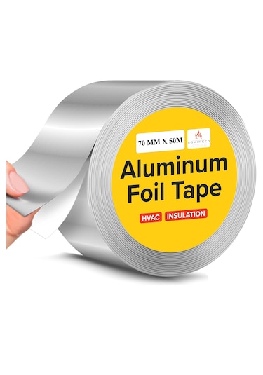 Somıneco İthal Alüminyum Folyo Bant 70 Mm X 50 M Su Geçirmez, Yük