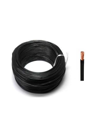 Seval H50v-k 4-sh ,siyah 4mm² 1-damar/çok Telli 1-mt Nyaf Kablo