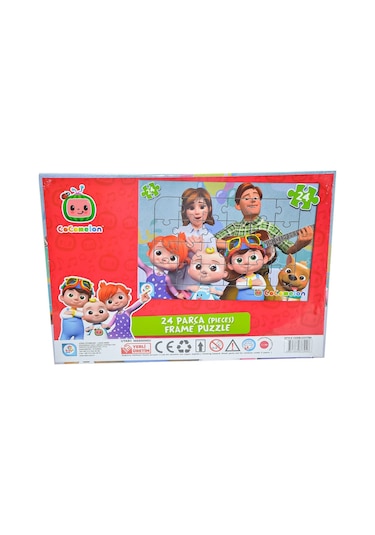 Utku Oyuncak Co7794 Cocomelon 24 Parça Frame Aile Puzzle