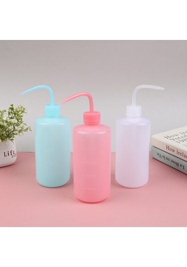 Lebihmurah 1744 Adet 500 Ml Kavisli Pot Yıkama Temiz Plastik Sabun Laboratuvar Yıkama Sıkma Difüzör Şişesi Karşılaşma