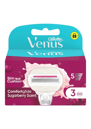Gillette Venus Comfort Glide Sugarberry Yedek Başlık 3'lü