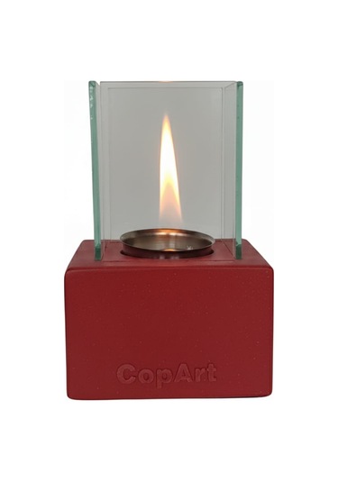 Muko Kırmızı Biyoetanol Masaüstü Şömine - 1 Lt Copart Yakıt Hediye