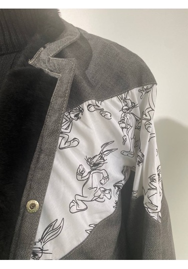 Kadın Aztek Unisex Retro Bomber Oversize Vintage Ceket Abugs4 Çok Renkli