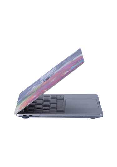 Apple Uyumlu MacBook Pro Kılıf Hardcase A1706-08 1989 2159 2251-89 2338 Brain Beyaz