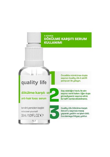 Quality Life Dökülme Karşıtı Saç Serumu 30 ML