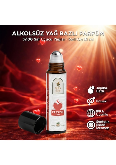 Passion Tutku Yağ Bazlı Parfüm Roll-on 10 Ml Çiçek - Meyve