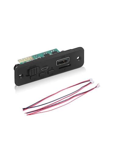 5v Bluetooth 5.0 Mp3 Çalar Dekoder Kurulu Araba Fm Radyo Modülü 2 3w 6w Black