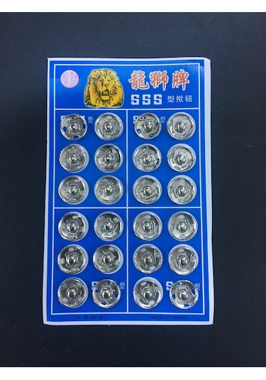 Demir Çıt Çıt 3 No.-Metal (24 Adet )