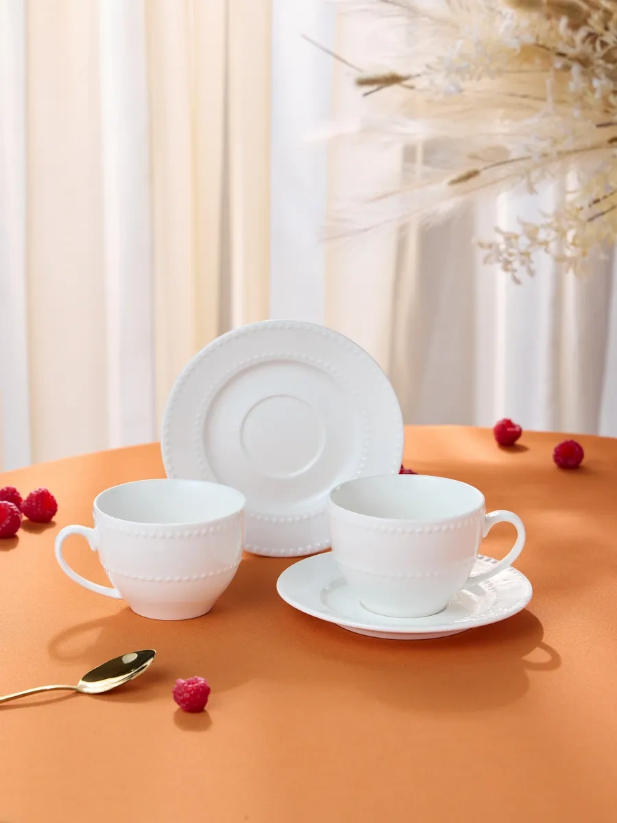 Lefard 2 Kişilik 250 Ml Porselen Çay Takımı 189789696 Sütlü