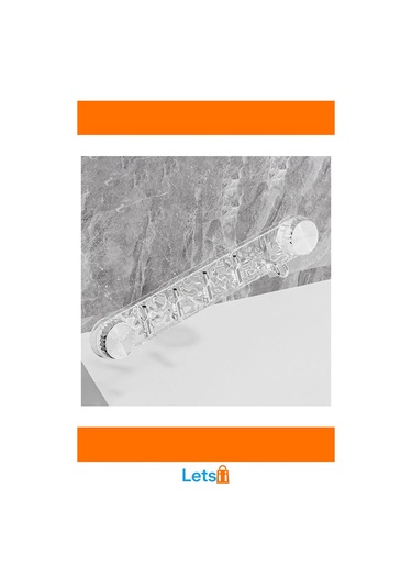 Şeffaf Güçlü Vantuzlu Askılık Çoklu Kanca Çok Renkli