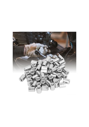 Samdoo 304 Paslanmaz Çelik M4 İç Vida Bağlantı Somunu Seti, 50 Adet, Korozyona Dayanıklı, Ev Dekorasyonu Ve Makine Bakımı İçin