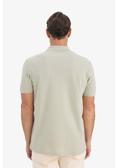 DeFacto Regular Fit Polo Yaka Kısa Kollu Basic Düz Pike Kumaş Tişört C1293AX24SPKH478