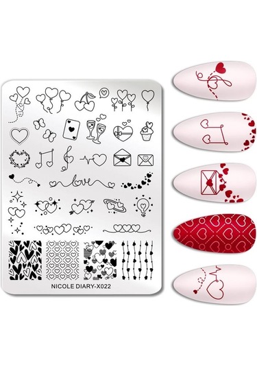 Nicole Diary Metal Stampa Tabakası X022 58072