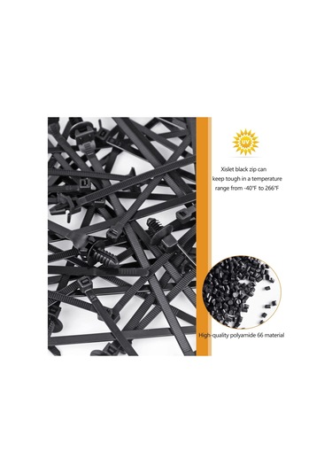 160pcs Evrensel Push Montaj Kablosu Zip Kravat Arabalarla Uyumlu Tekne Römorku Polaris Utv