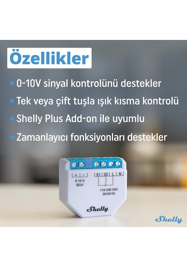 Shelly Plus 0-10V Dimmer Röle