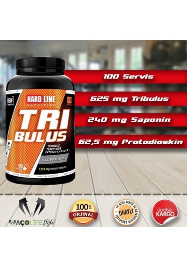 Hardline Tribulus Terrestris 100 Kapsül (349209872)
