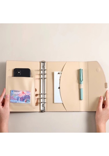 A6 Deri Koruyucu Kılıfbütçe Konektörüflipchart Konektör