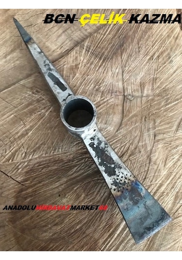 Bcn Dövme Çelik Kazma Madenci Kazması El Yapımı Mini Kazma