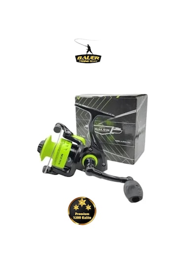 2 Adet Bauer Hıkaru 200 Lrf & Spin Olta Makinesi 5 Bilye