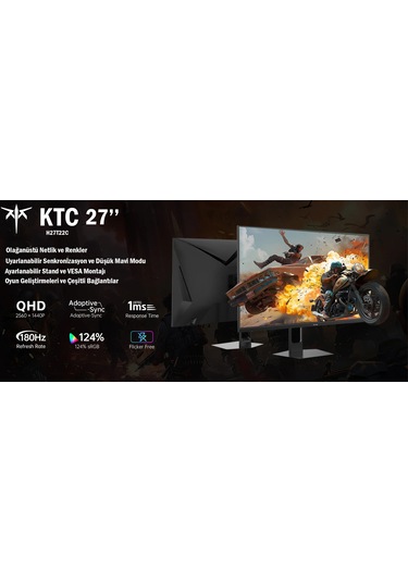 H27t22c 27''180hz Hdmı Displayport Fhd Freesync Qhd Fast Ips Mon